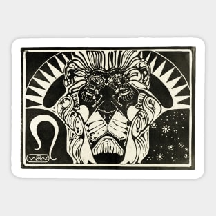 Leo, the Lion Sticker